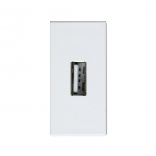 ref. 2701090-030 | Conector tapa USB hembra modulo estrecho Simon 27 PLAY blanco