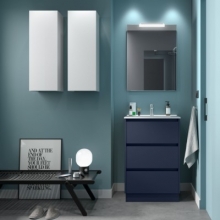 106244 | Salgar | Conjunto Noja  60 3C Blue Satin ( Mueble + Lavabo )